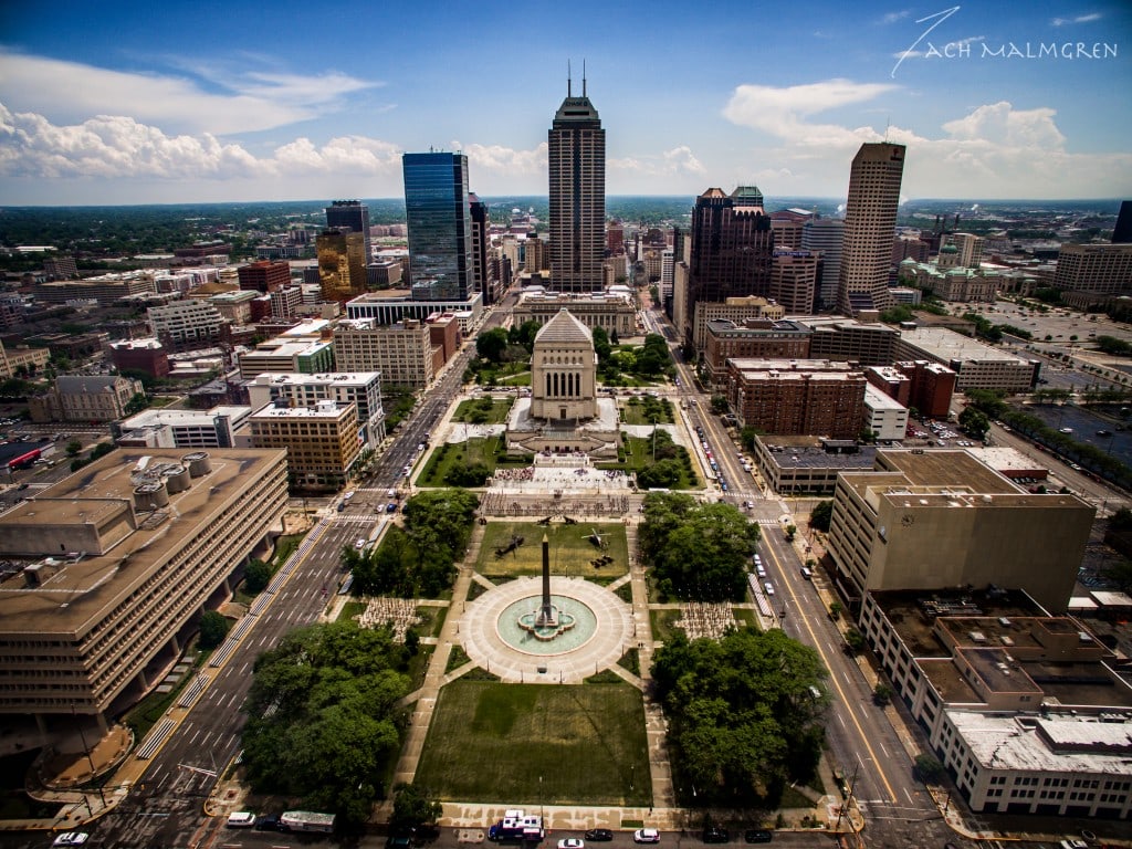 Downtown Indianapolis, Indiana War Memorial Plaza, Veterans Memorial Plaza